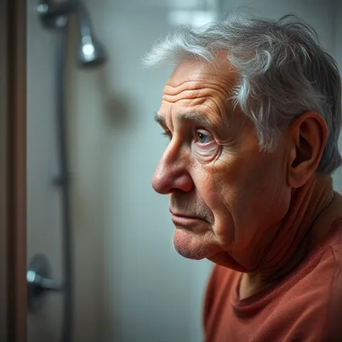 تصویر نمادین از شخصی که از پروستات رنج می‌برد